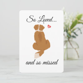 Tarjeta de simpatía de perro imprimible - descarga