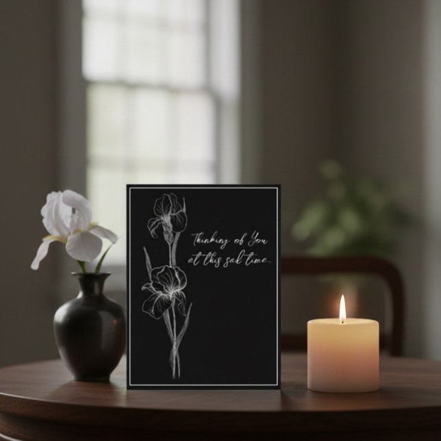 Tarjeta de simpatía de personalizable con iris de  (Subido por el creador)