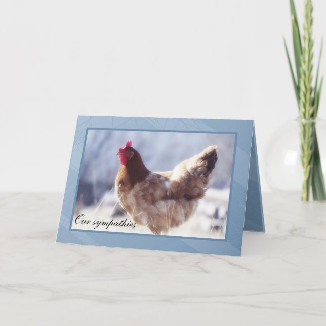 Tarjeta de simpatía de pollo (Anverso)