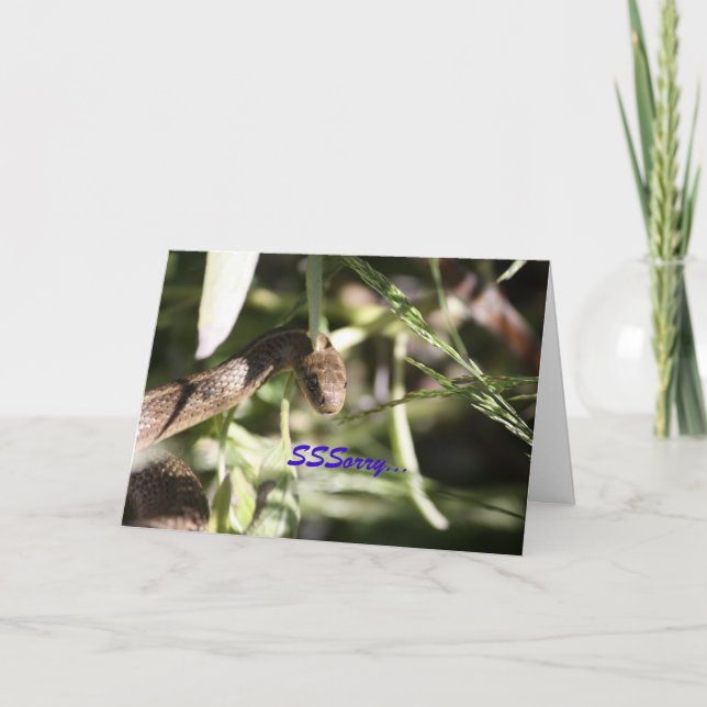 Tarjeta de simpatía de serpiente (Anverso)