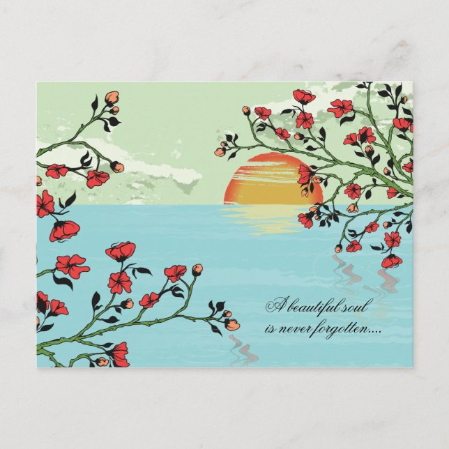 Tarjeta de simpatía de Sunset (Anverso)