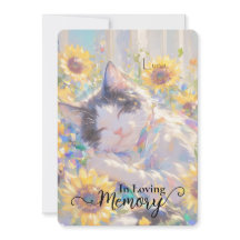 Tarjeta de simpatía del gato de vaca