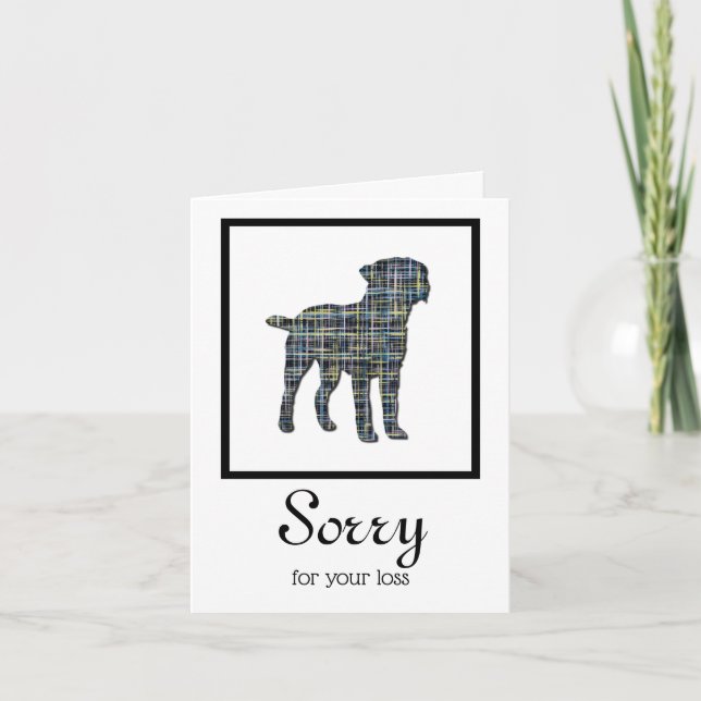 Tarjeta de simpatía del Mascota de perro del borde (Anverso)