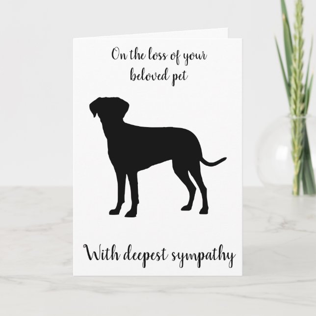 Tarjeta de simpatía del mascota personalizado de l (Anverso)