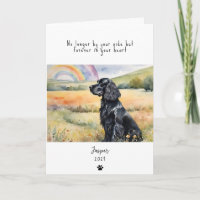 Tarjeta de simpatía del perro, nombre personalizad
