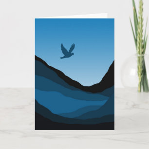 Tarjeta De Simpatía En Blanco En El Valle