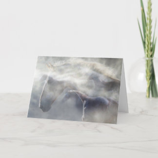 Tarjeta de simpatía equina/equina