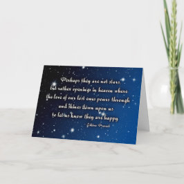 Tarjeta de simpatía Eskimo proverbio - estrellas