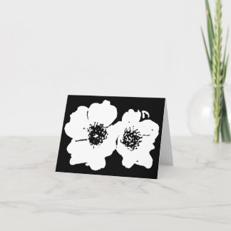 Tarjeta de simpatía floral