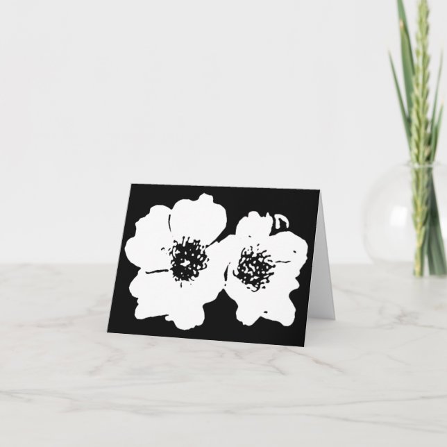 Tarjeta de simpatía floral (Anverso)