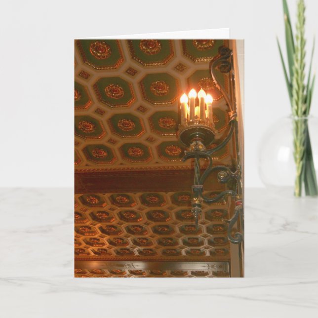 Tarjeta de simpatía “Hotel Duluth Light Fixture” (Anverso)