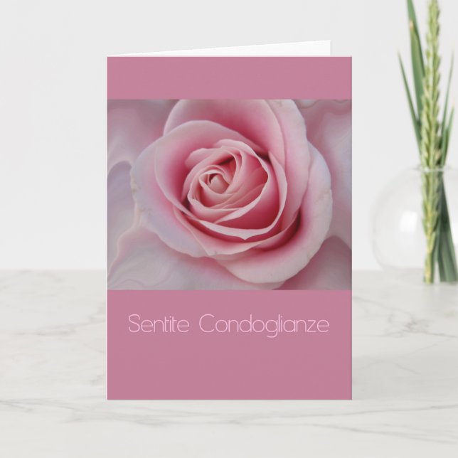 tarjeta de simpatía italiana rosa rosa rosa rosa r (Anverso)