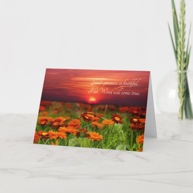 Tarjeta de simpatía JW - La vida eterna está prome (Anverso)