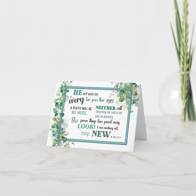 Tarjeta de simpatía JW para testigos de Jehová (Anverso)