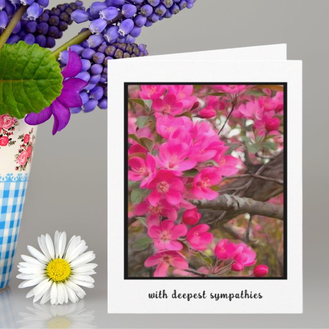 Tarjeta de simpatía más profunda Flores de manzana (Subido por el creador)