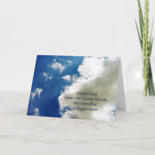 Tarjeta de simpatía mascota