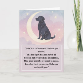 Tarjeta de simpatía mascota Moon Dog Series