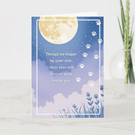 Tarjeta de simpatía mascota Moon Flower Series