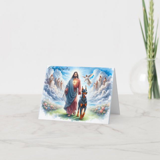 Tarjeta de simpatía Mascota personalizada - Jesús  (Anverso)