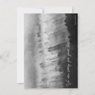 Tarjeta de simpatía - Niebla matutina