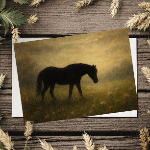 Tarjeta de simpatía para caballo