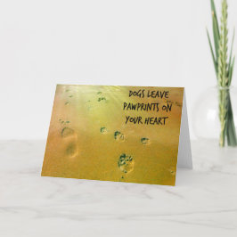 Tarjeta de simpatía para el paso de perros