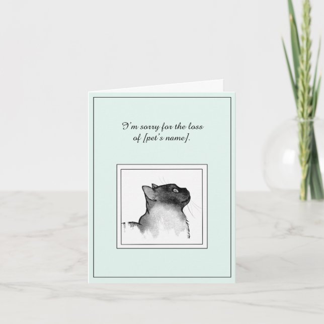 Tarjeta de simpatía para gato balinés (Anverso)