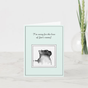 Tarjeta de simpatía para gato balinés
