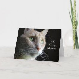 Tarjeta de simpatía para gatos