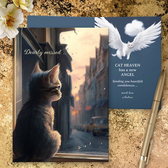 Tarjeta de simpatía para gatos de ángel perdido po (Subido por el creador)
