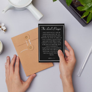 Tarjeta de simpatía para la oración del Señor