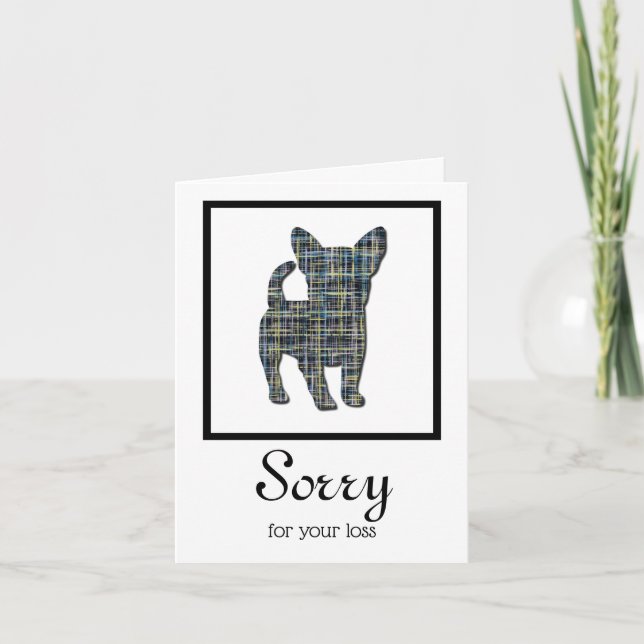 Tarjeta de simpatía para Mascotas de perro de Chih (Anverso)