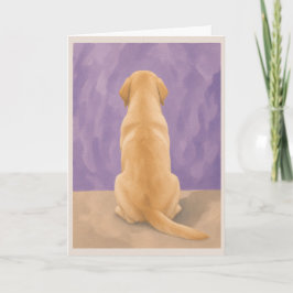 Tarjeta de simpatía para mascotas Labrador Retriev