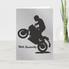 Tarjeta de simpatía para motociclista