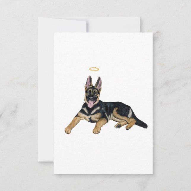 Tarjeta de simpatía para perros arco iris (Anverso)