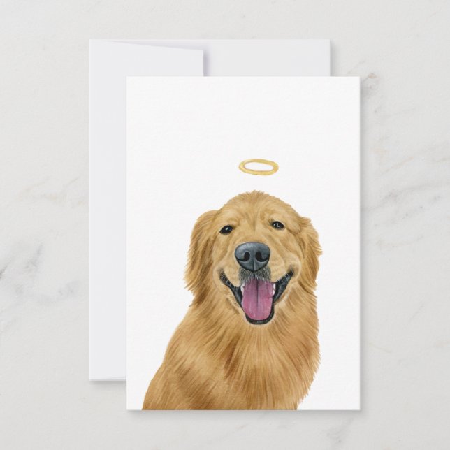 Tarjeta de simpatía para perros arco iris (Anverso)