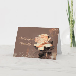 Tarjeta de simpatía para Rosa de color