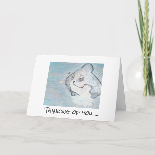 Tarjeta de simpatía - Para siempre con usted (gato (Anverso)