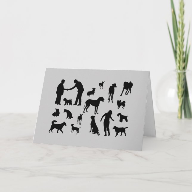 Tarjeta de simpatía para socios de perros (Anverso)