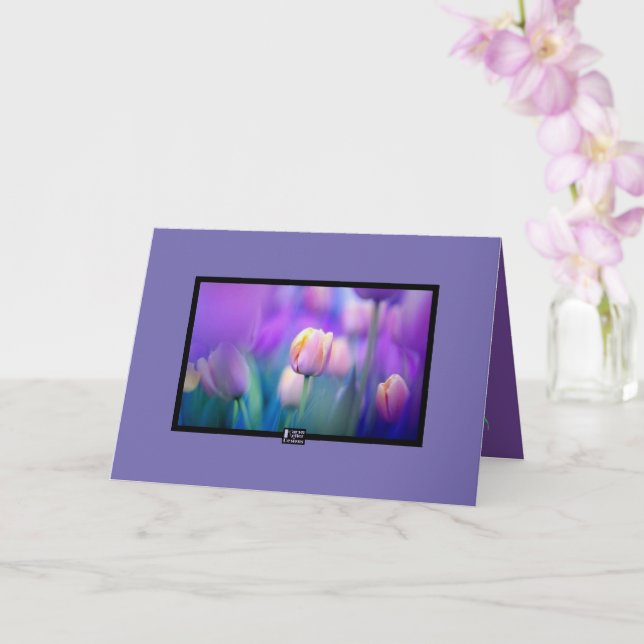 Tarjeta de simpatía para tulipanes (Orquídea)