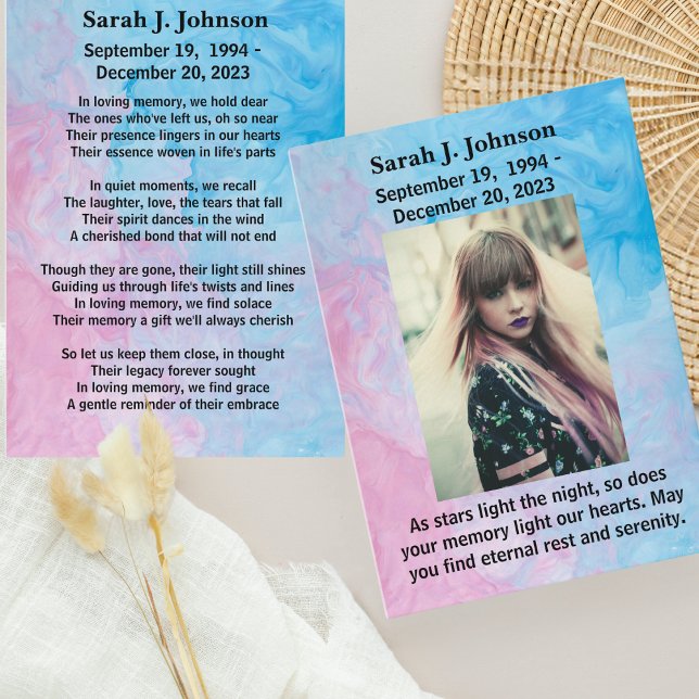 Tarjeta de simpatía personalizada para la eternida (Subido por el creador)