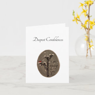 Tarjeta de simpatía pintada a mano