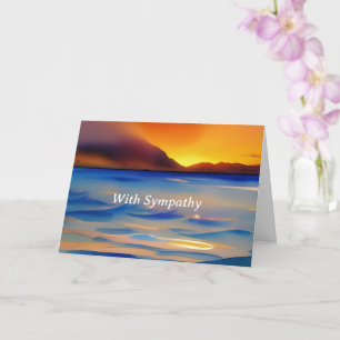 Tarjeta de simpatía por el Personalizable Serene B