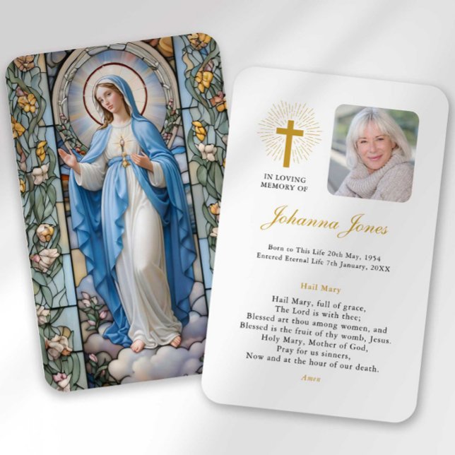 Tarjeta de simpatía por la oración Mary de Hail Pé (Subido por el creador)