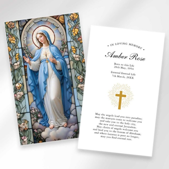 Tarjeta de simpatía por la oración Mary de Hail Pé (Subido por el creador)