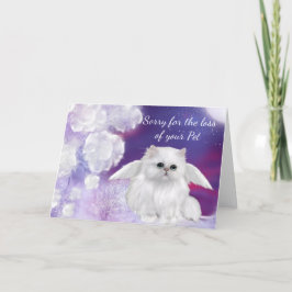 Tarjeta de simpatía por la pérdida de un Mascota