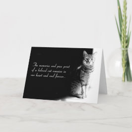 Tarjeta de simpatía por la pérdida de un querido g