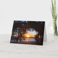 tarjeta de simpatía por la puesta de sol en países