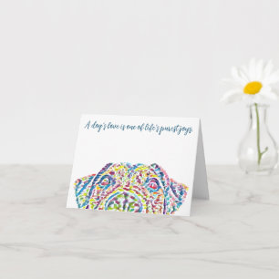 Tarjeta de simpatía por pérdida de Mascota