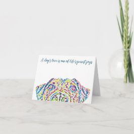 Tarjeta de simpatía por pérdida de Mascota